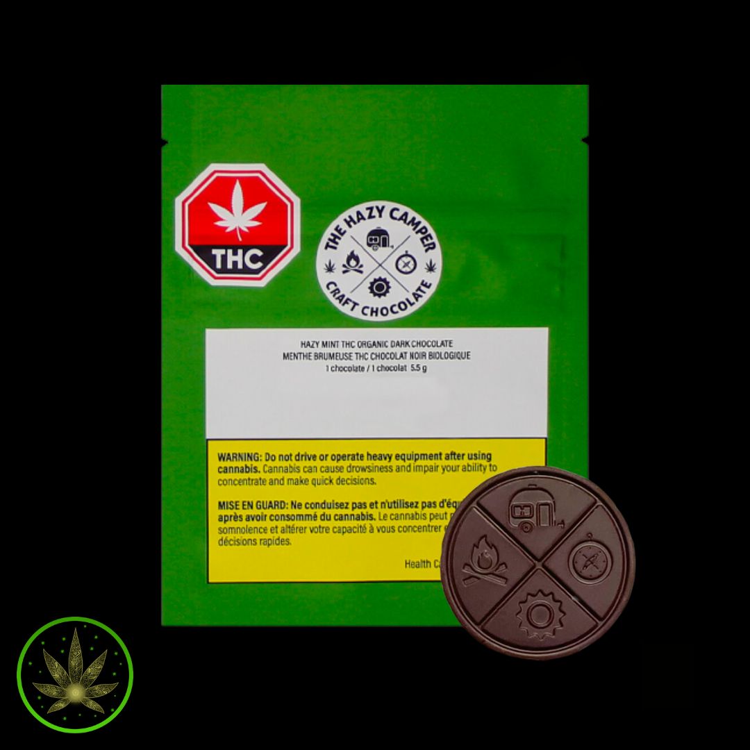 Hazy Mint THC, The Hazy Camper (1/pk) Dark Chocolate