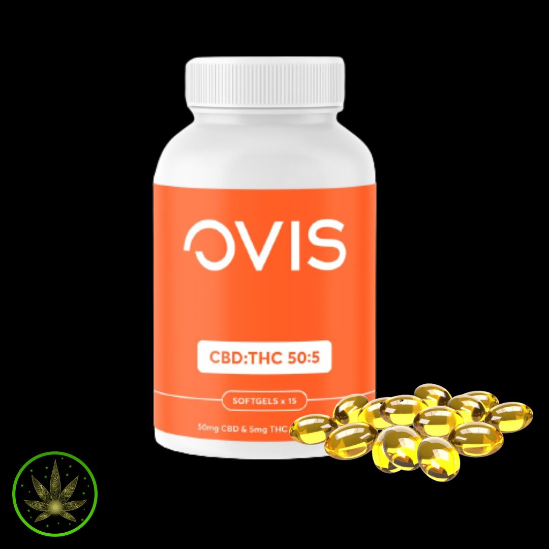 CBD50:THC5, Ovis (15/pk) Softgels