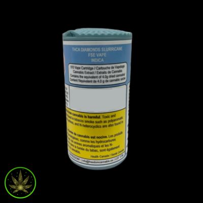 Slurricane Full Spectrum (THCA Diamonds), Freedom Cannabis (1.0g) PVC