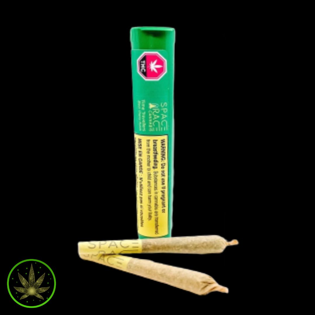 Time Travellers (Rotating), SPACE RACE CANNABIS (2x0.4g) Pre-Rolls