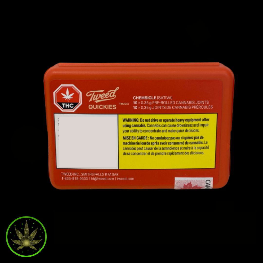 Chemsicle Quickies, Tweed (10x0.35g) Pre-Rolls