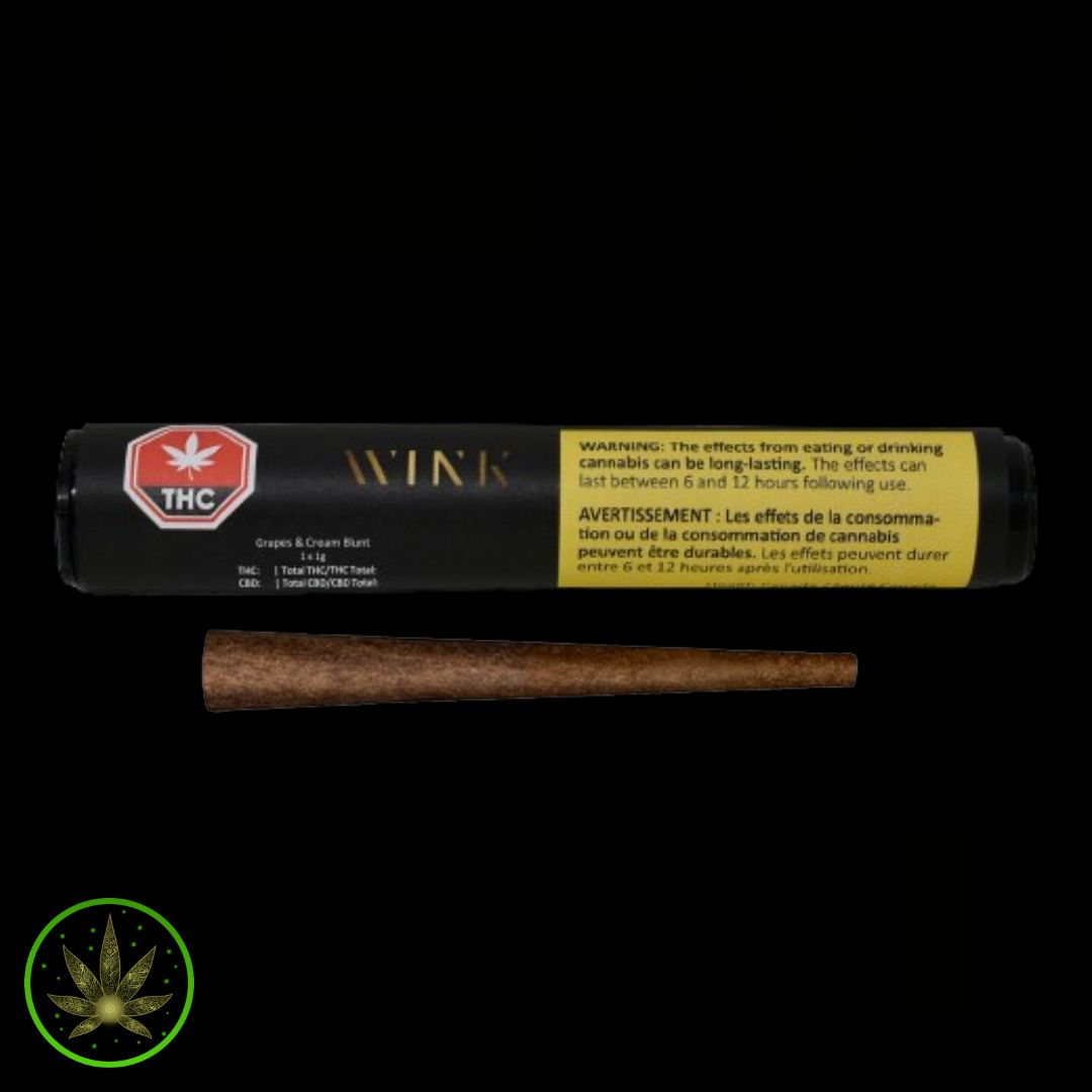 Grapes and Cream, WINK (1x1g) Blunt Pre-Roll