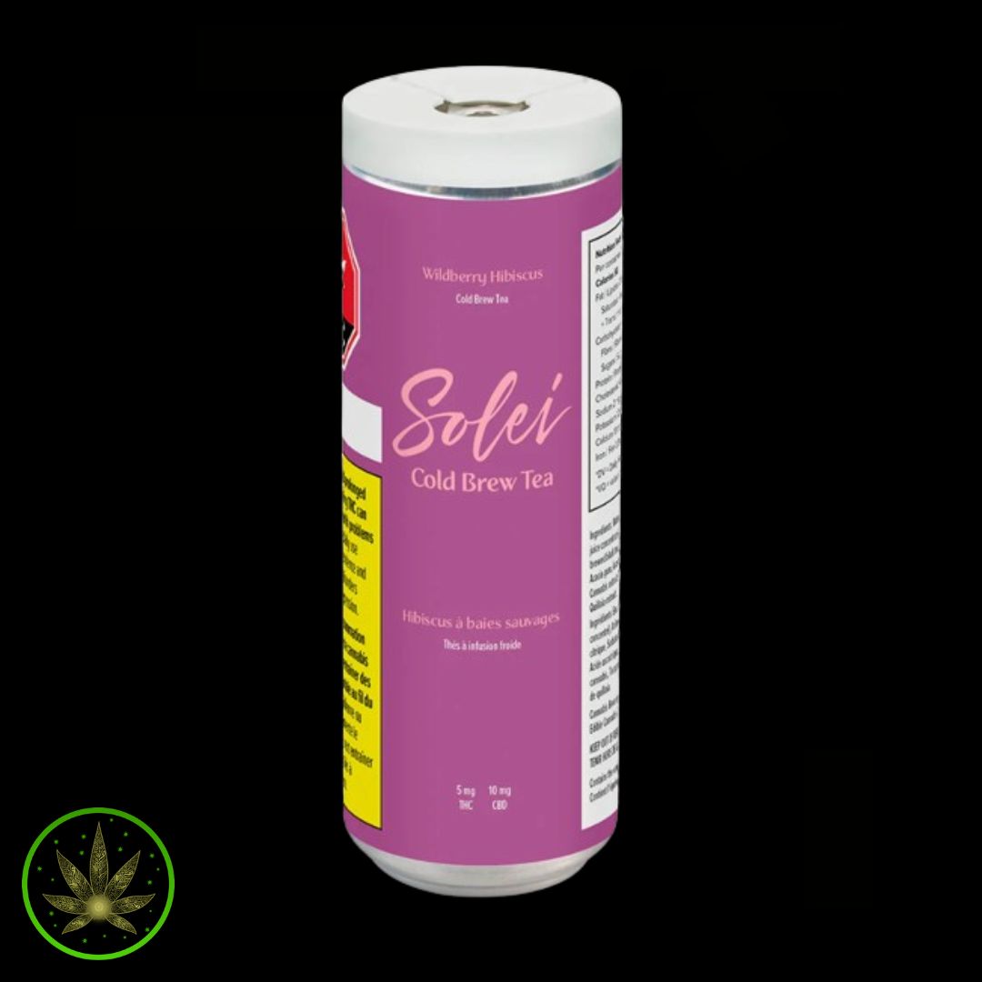 Wildberry Hibiscus Cold Brew Tea, Solei (355mL) Beverage