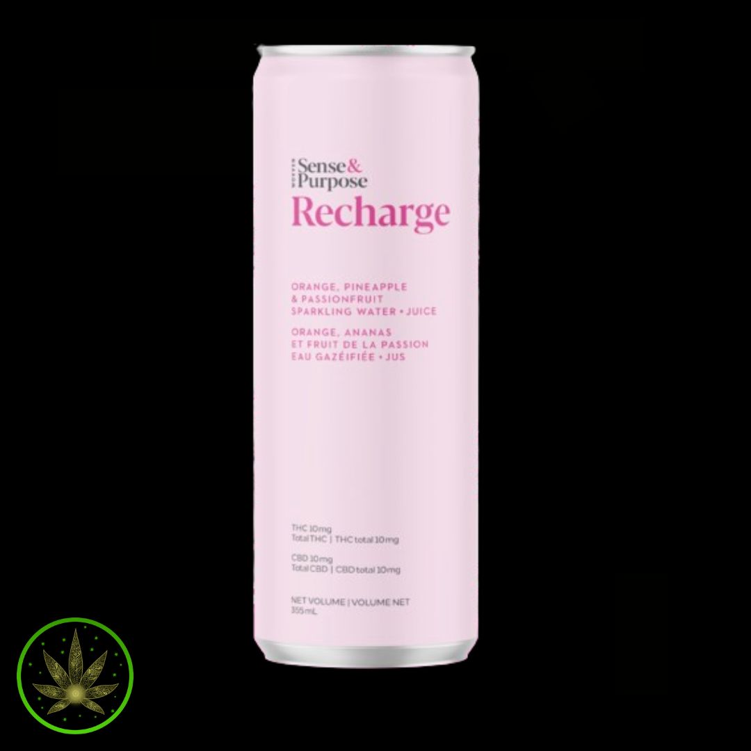 Recharge, Sense &amp; Purpose (355mL) Sparkling Beverage