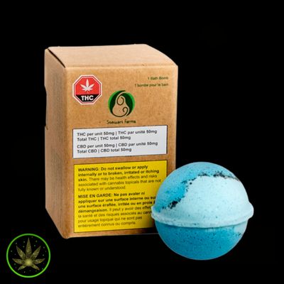Blue Dream Balanced, Stewart Farms (1/pk) Bath Bomb