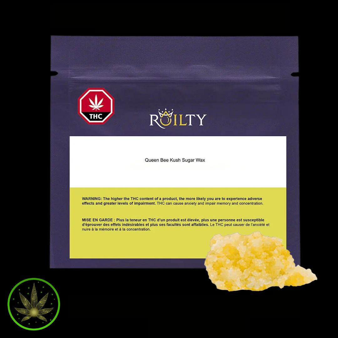Queen Bee Kush, Roilty (1g) Sugar Wax
