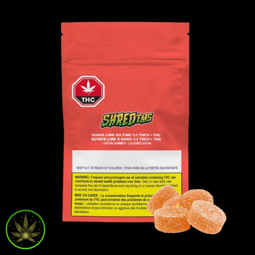 Guava Lime Go-Time, SHRED'EMS (4/pk) Soft Chews