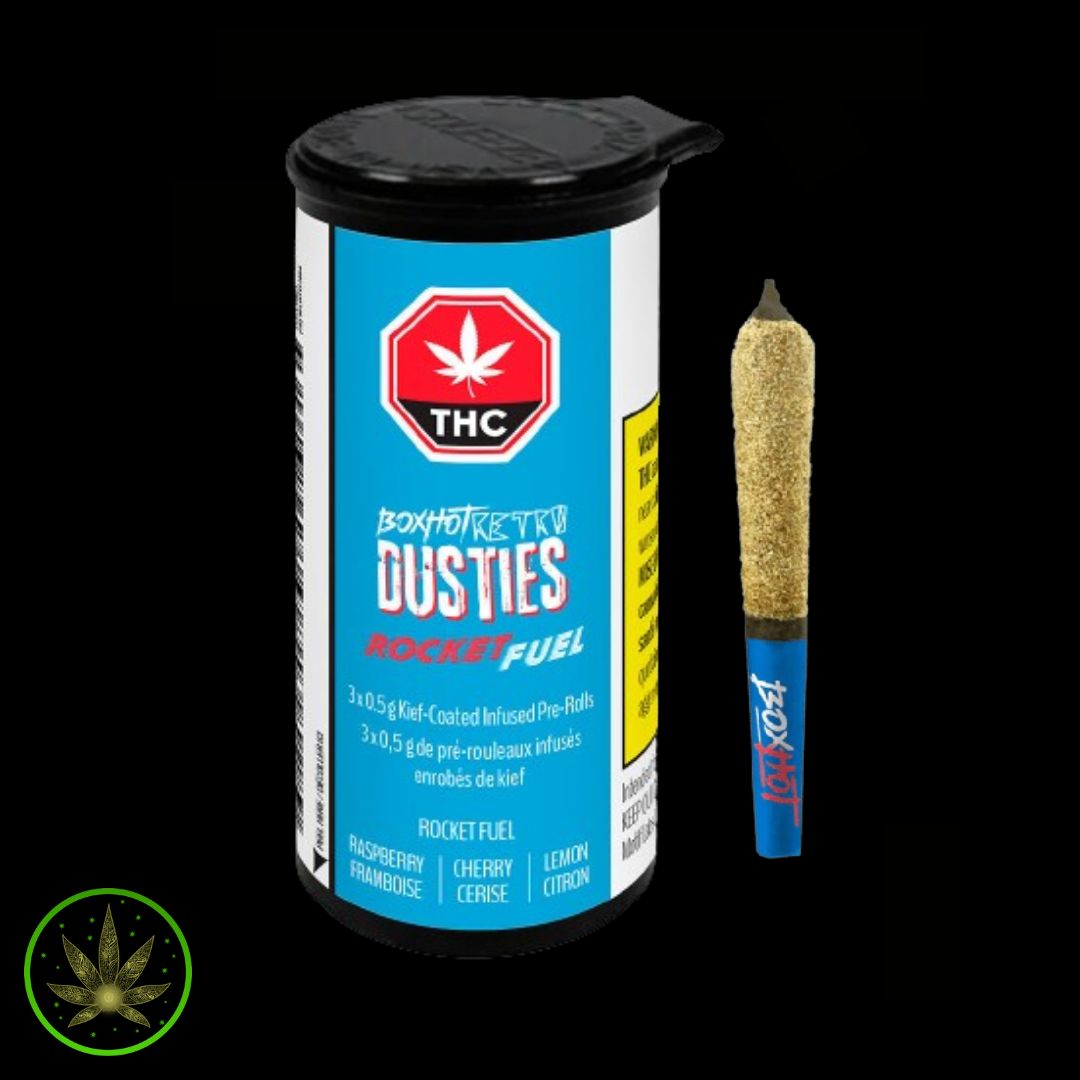 Rocket Fuel-Dusties, Boxhot (3x0.5g) Infused Pre-Rolls