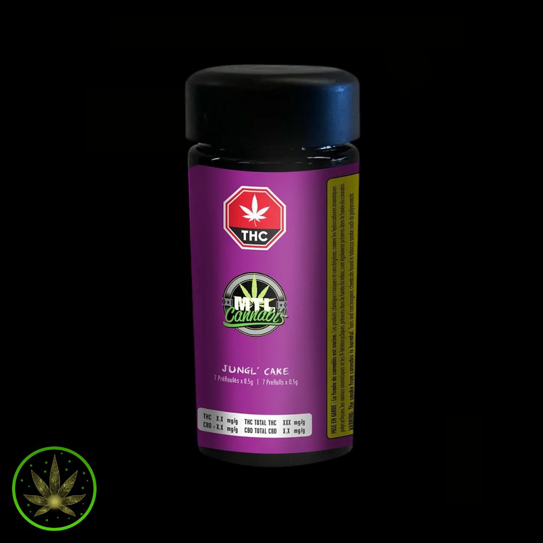 Jungl' Cake, MTL Cannabis (7x0.5g) Pre-Rolls