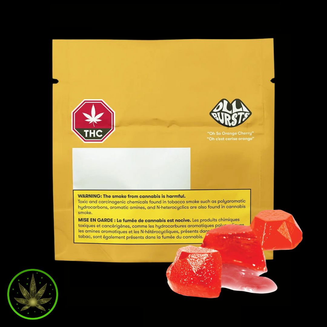 Oh So Orange Cherry, Olli Bursts (2/pk) Soft Chews