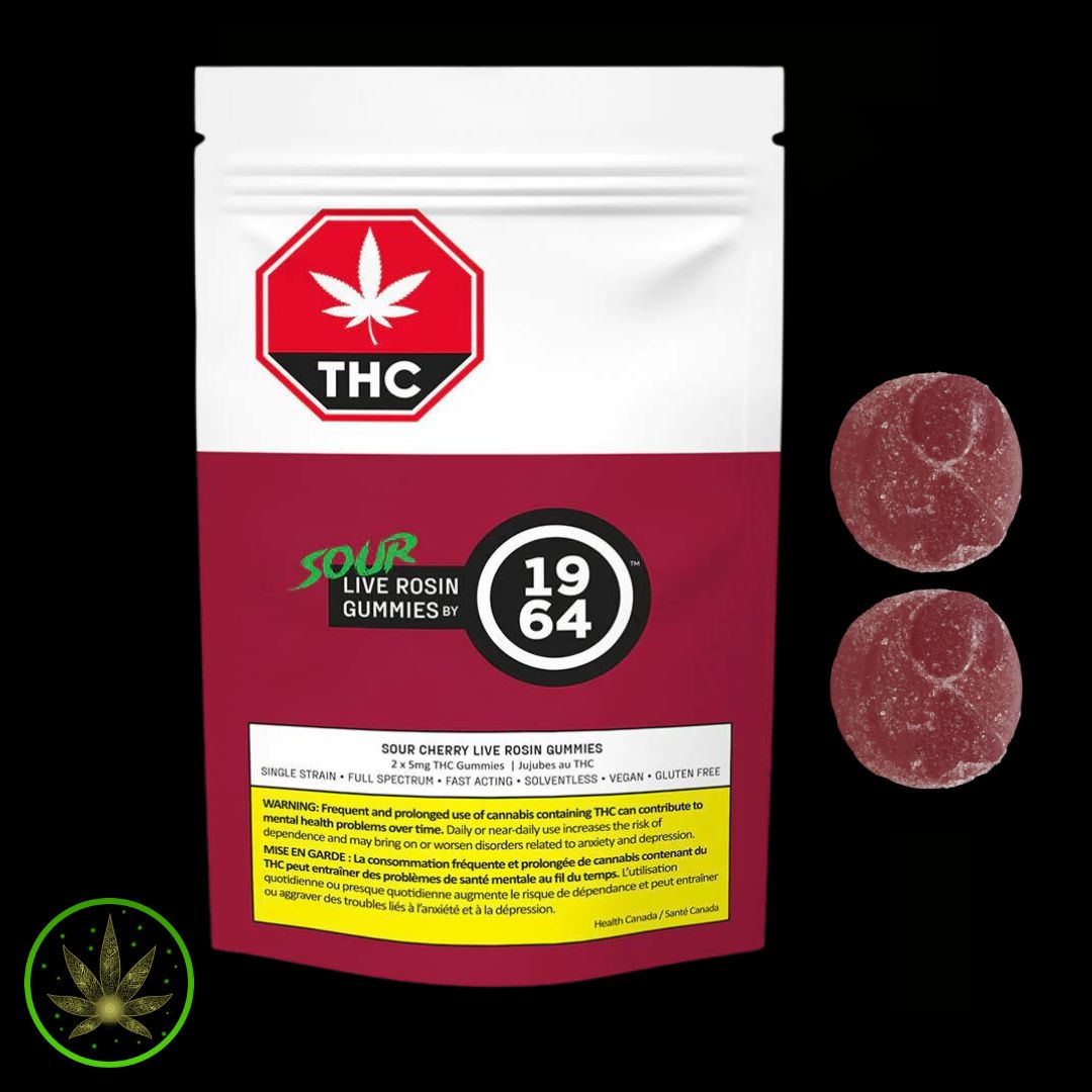 Sour Cherry Live Rosin, 1964 (2/pk) Soft Chews