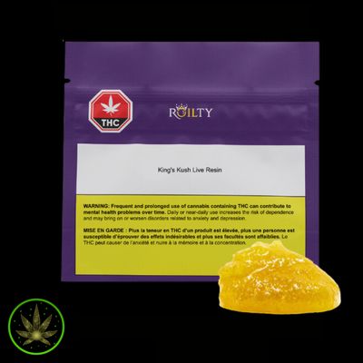 King's Kush, Roilty (1g) Live Resin