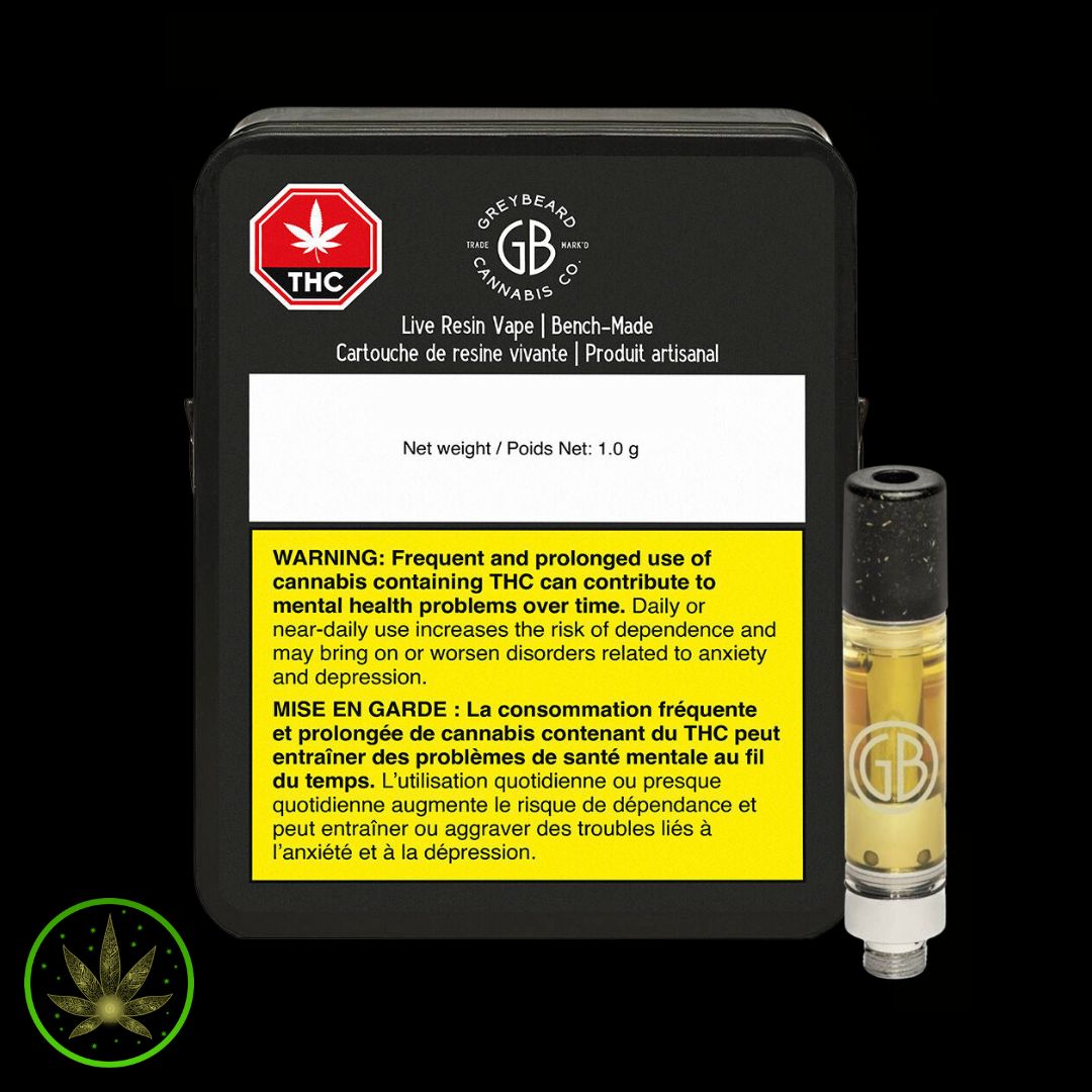 Bench-Made Live Resin, Greybeard (1g) PVC