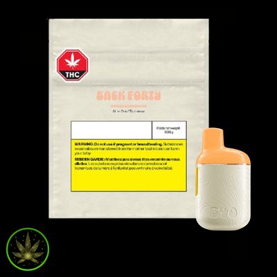 Peach Lemonade, Back Forty (0.95g) DVP