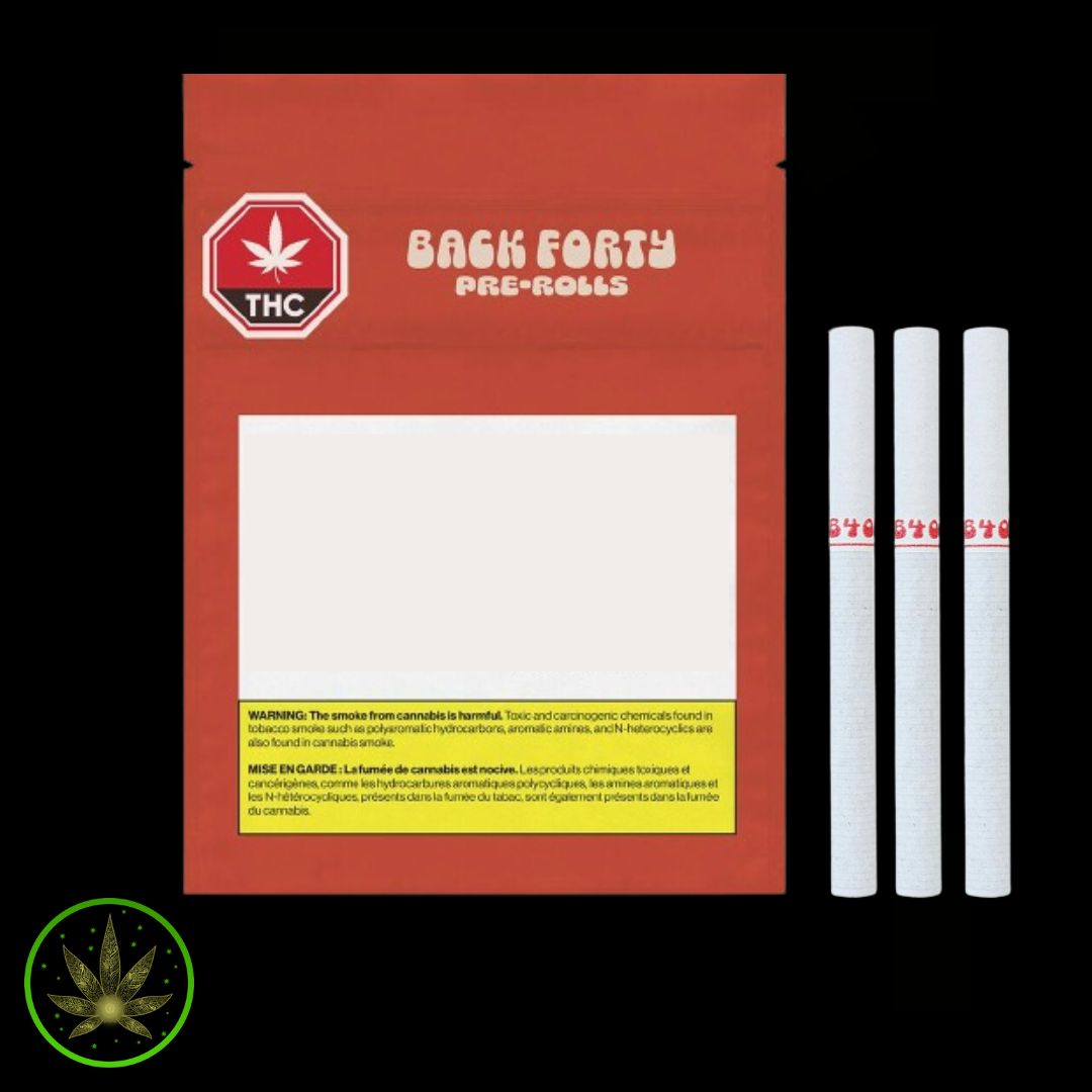 Liquid Imagination Straight Cut, Back Forty  (3x0.75g) Pre-Rolls