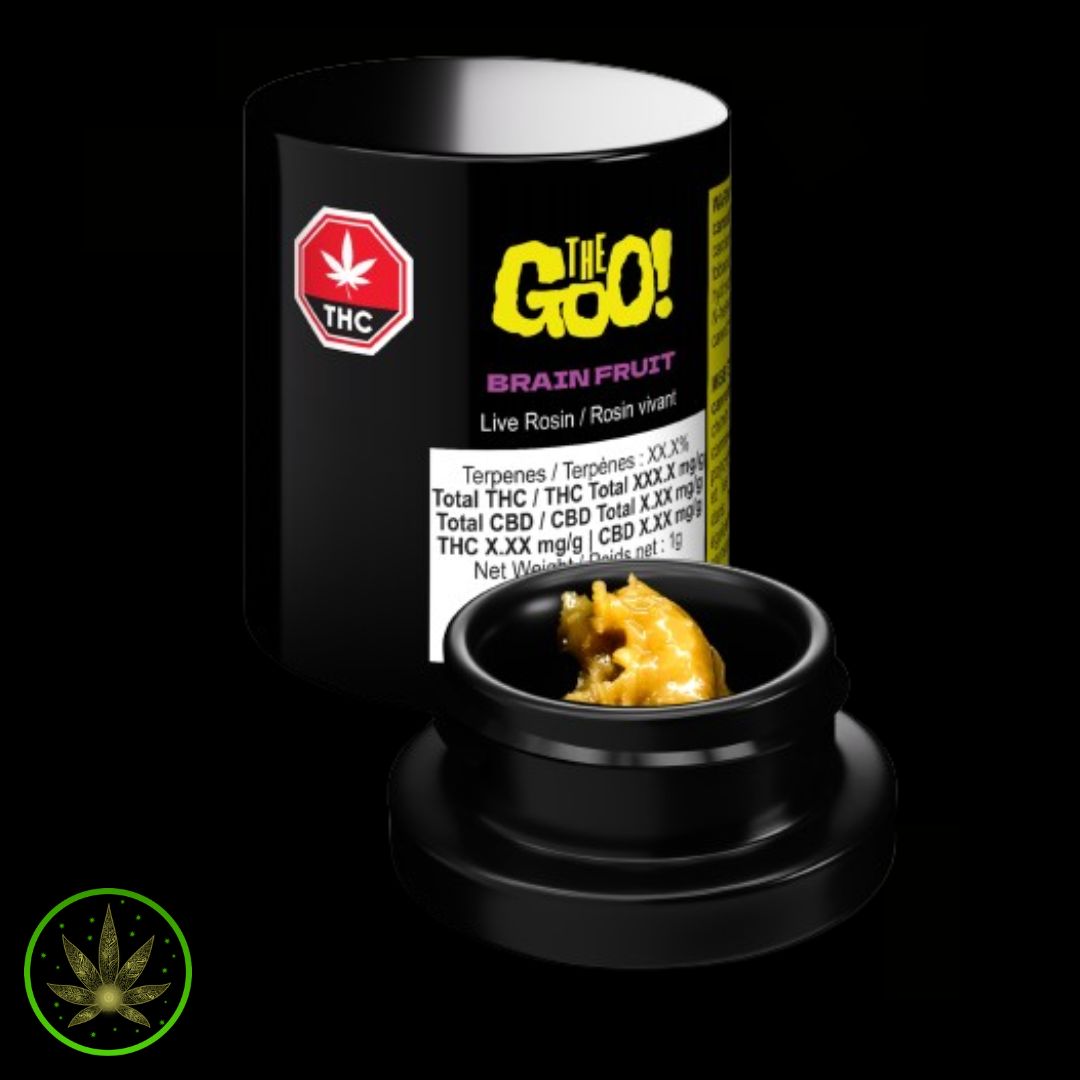 Brain Fruit , The Goo! (1g) Live Rosin