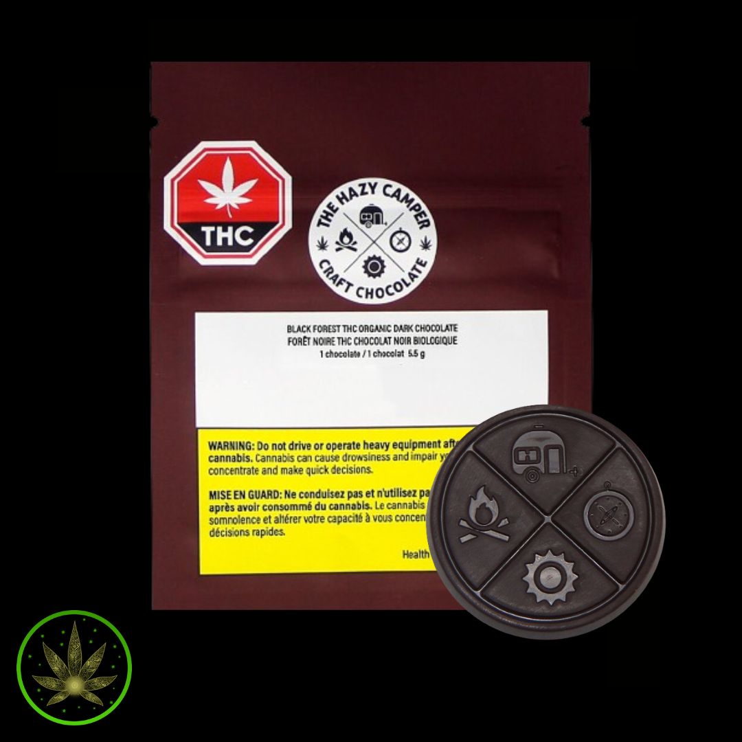 Black Forest THC Organic, The Hazy Camper (1/pc) Dark Chocolate
