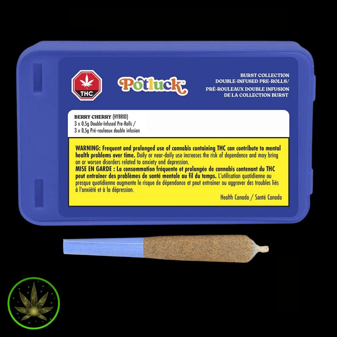 Berry Cherry, Potluck (3x0.5g) Infused Pre-Rolls