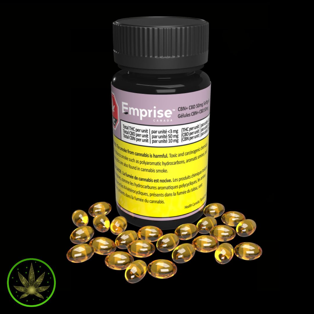CBN+ CBD, Emprise Canada (30/pk) Soft Gels
