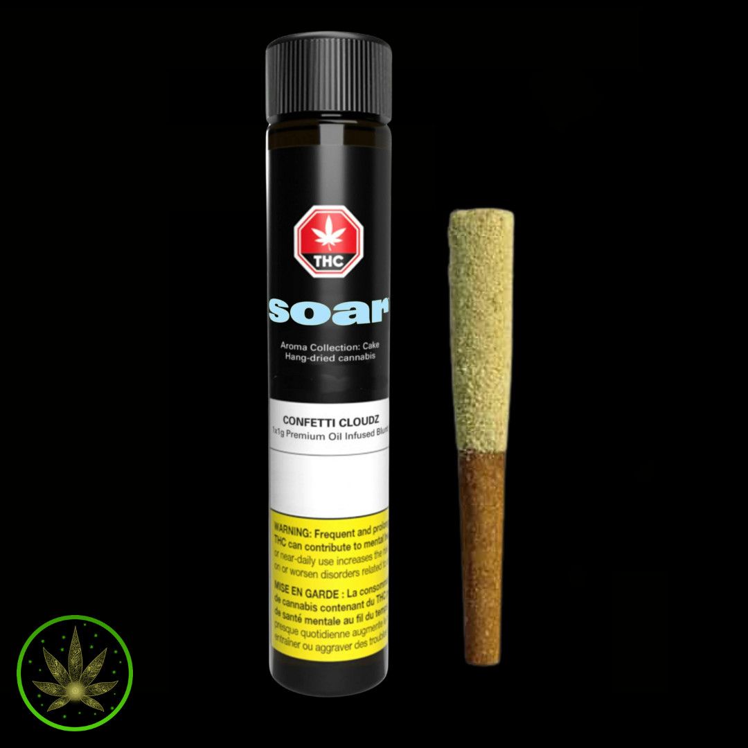 Confetti Cloudz , Soar (1x1g) Infused Blunt