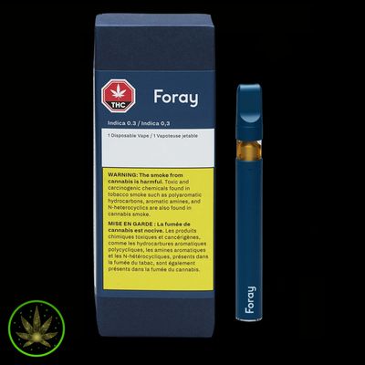 Indica (Blackberry Cream), Foray (0.3g) DVP
