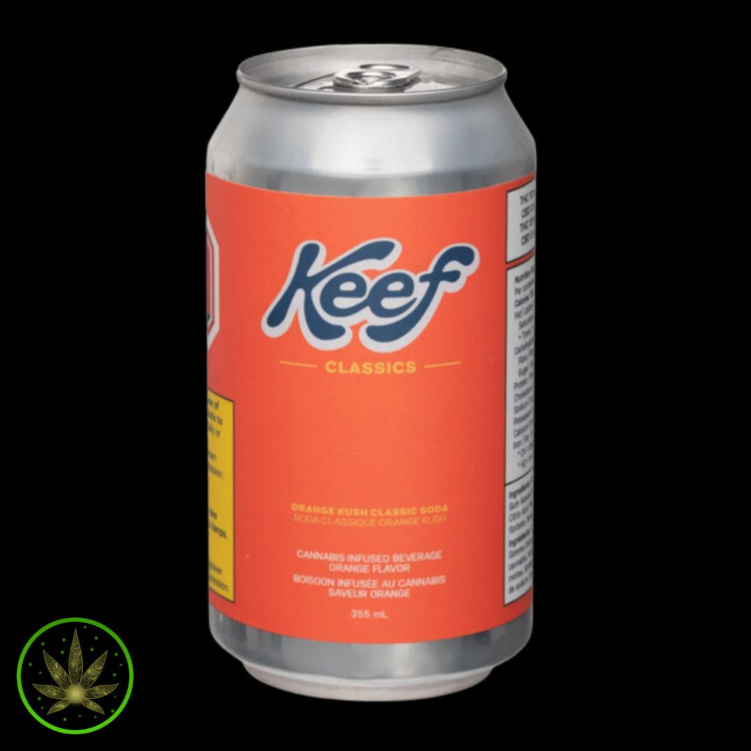 Orange Kush 10mg THC, Keef Classics (355ml) Soda