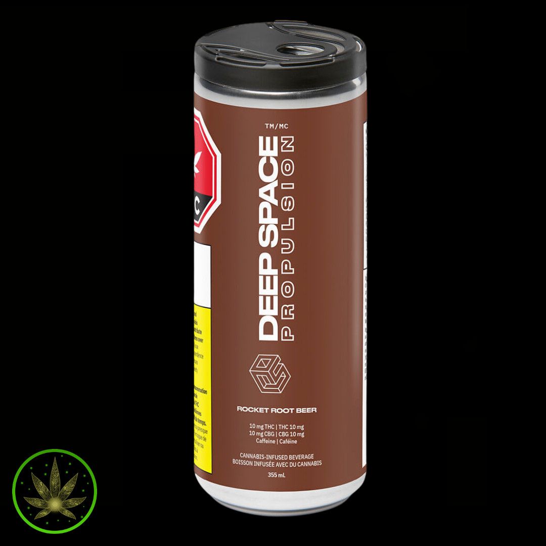 Propulsion Root Beer (THC+CBG+Caffeine), Deep Space (355ml) Soda
