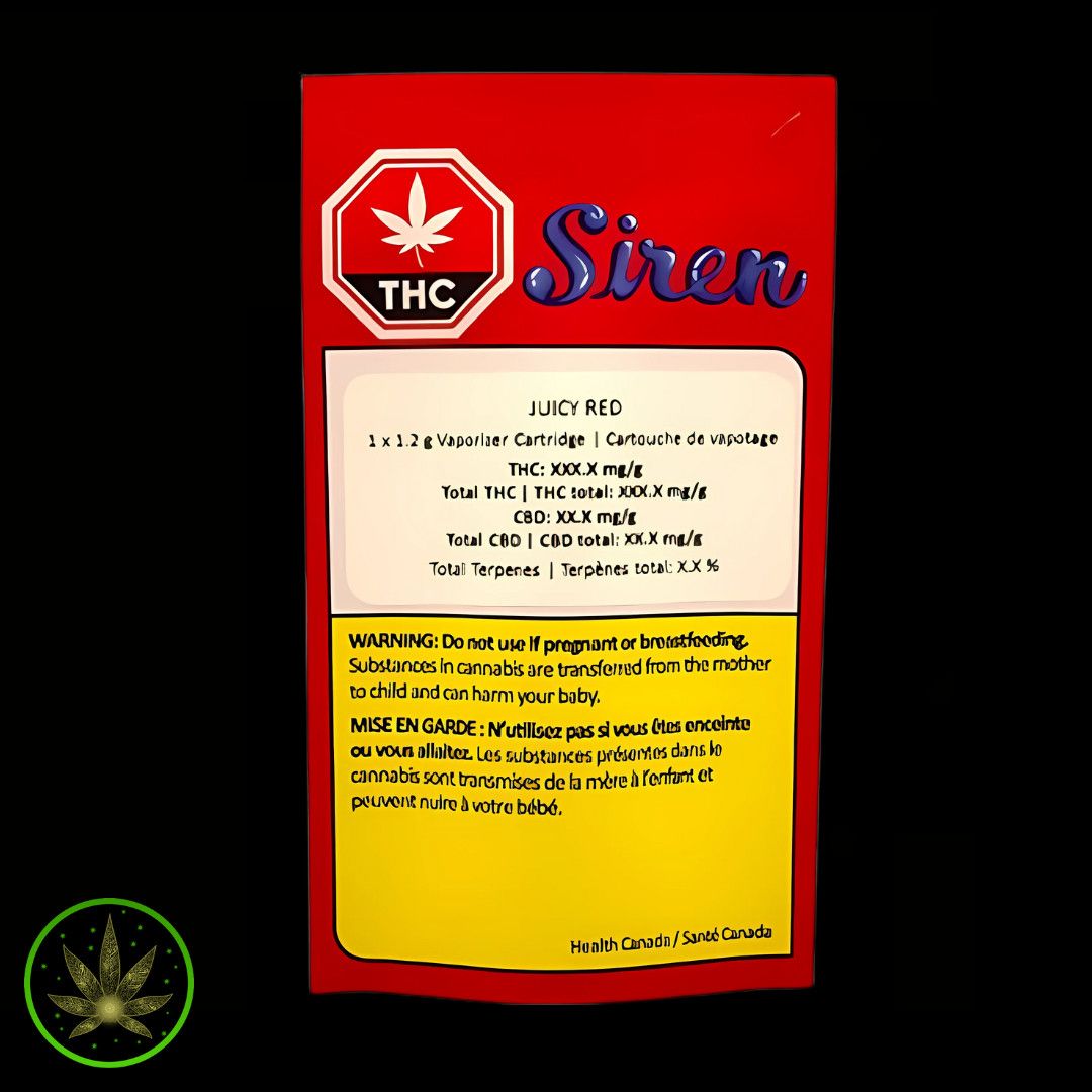 Juicy Red, Siren (1.2g) PVC