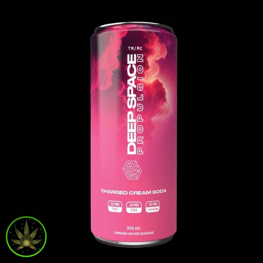 Propulsion Cream Soda (THC+CBG+Caffeine), Deep Space (355ml) Soda