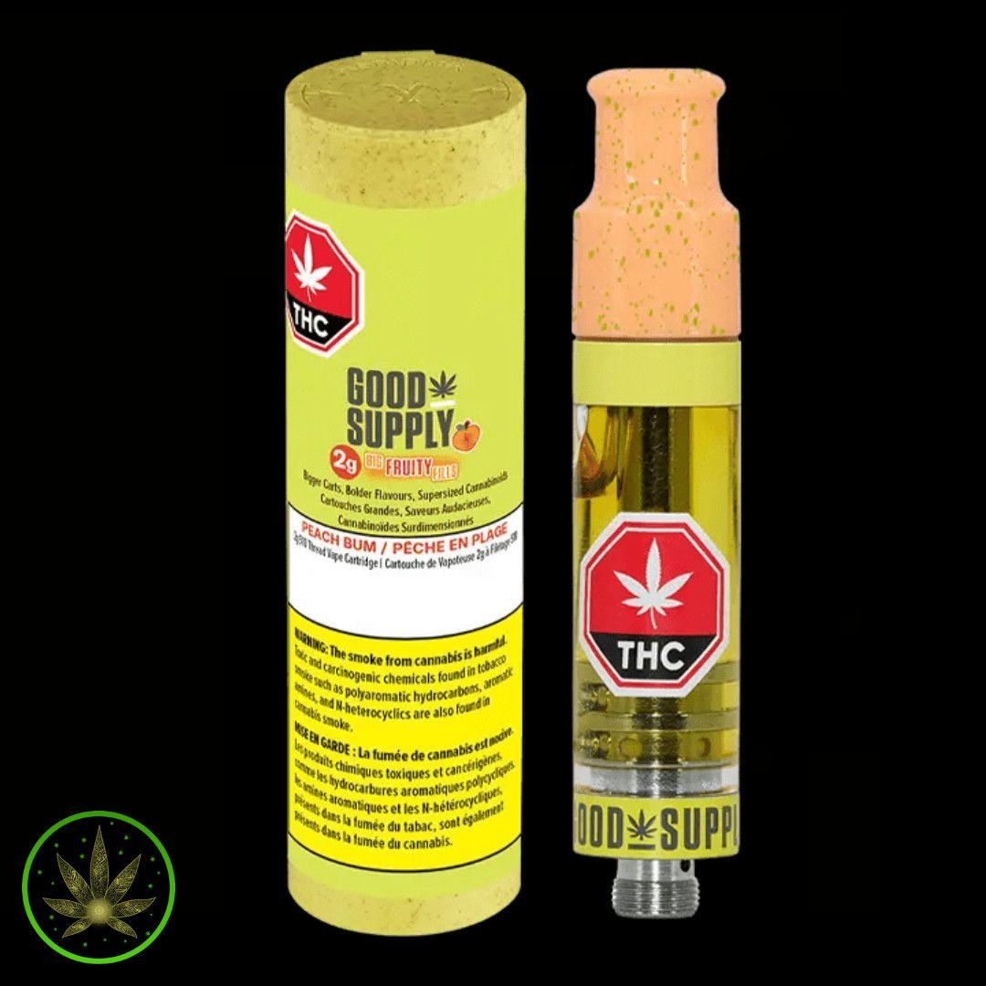 Peach Bum(THC/CBD/CBG), Good Supply (2g) PVC