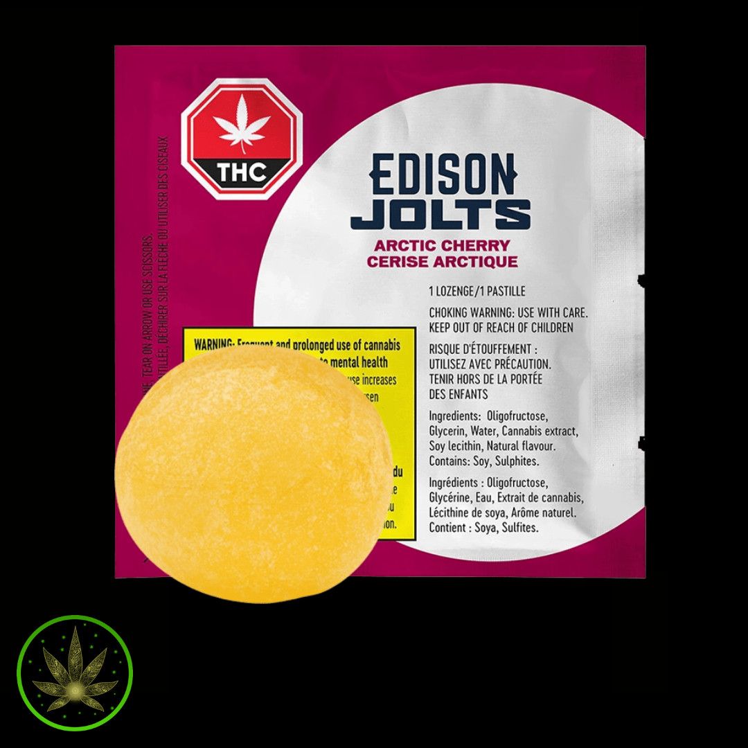 Arctic Cherry Lozenge, Edison Jolts (1x10mg) Hard Candy