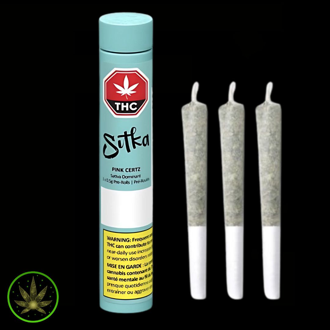 Pink Certz, Sitka Legends (3x0.5g) Pre-Rolls