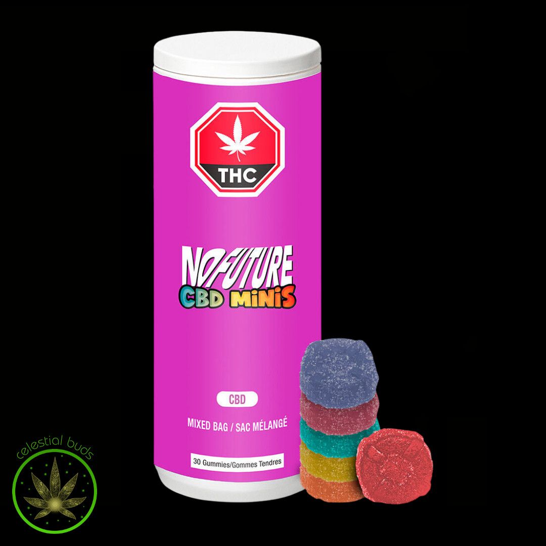 CBD Minis-Mixed Bag, No Future (30/pk, 20mg/ea) Soft Chews