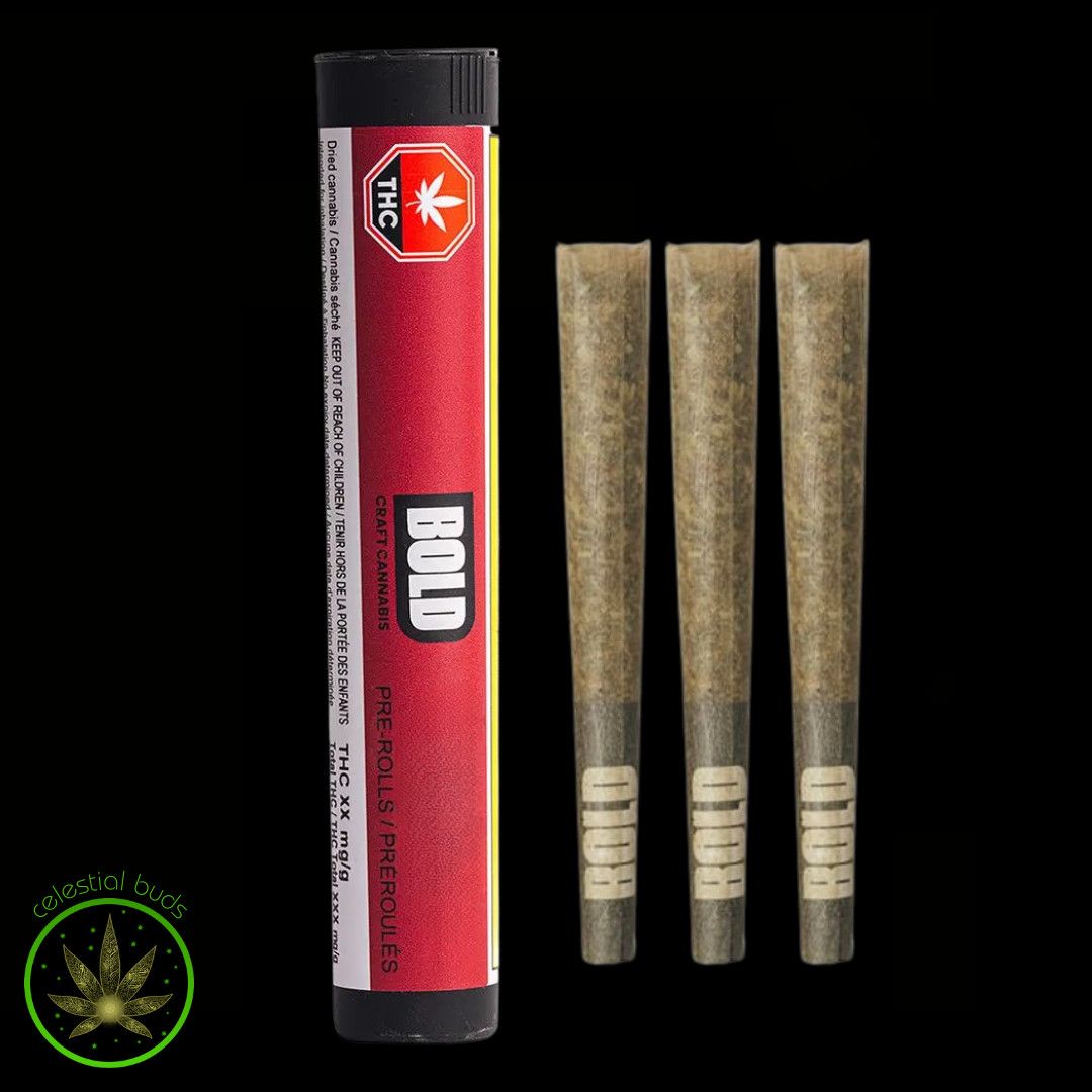 Rainbow Rocket, BOLD (3x0.5g) Diamond Infused Pre-Rolls