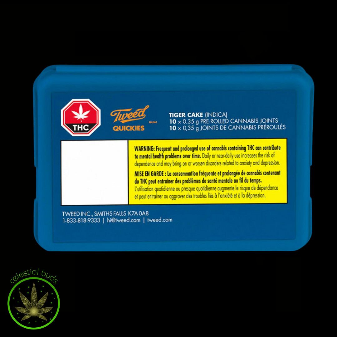 Tiger Cake Quickies, Tweed (10x0.35g) Pre-Rolls