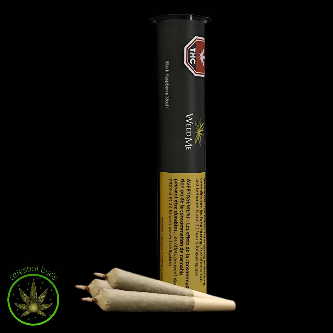Black Raspberry Slush, Weed Me Max (3x0.5g) Infused Pre-Rolls