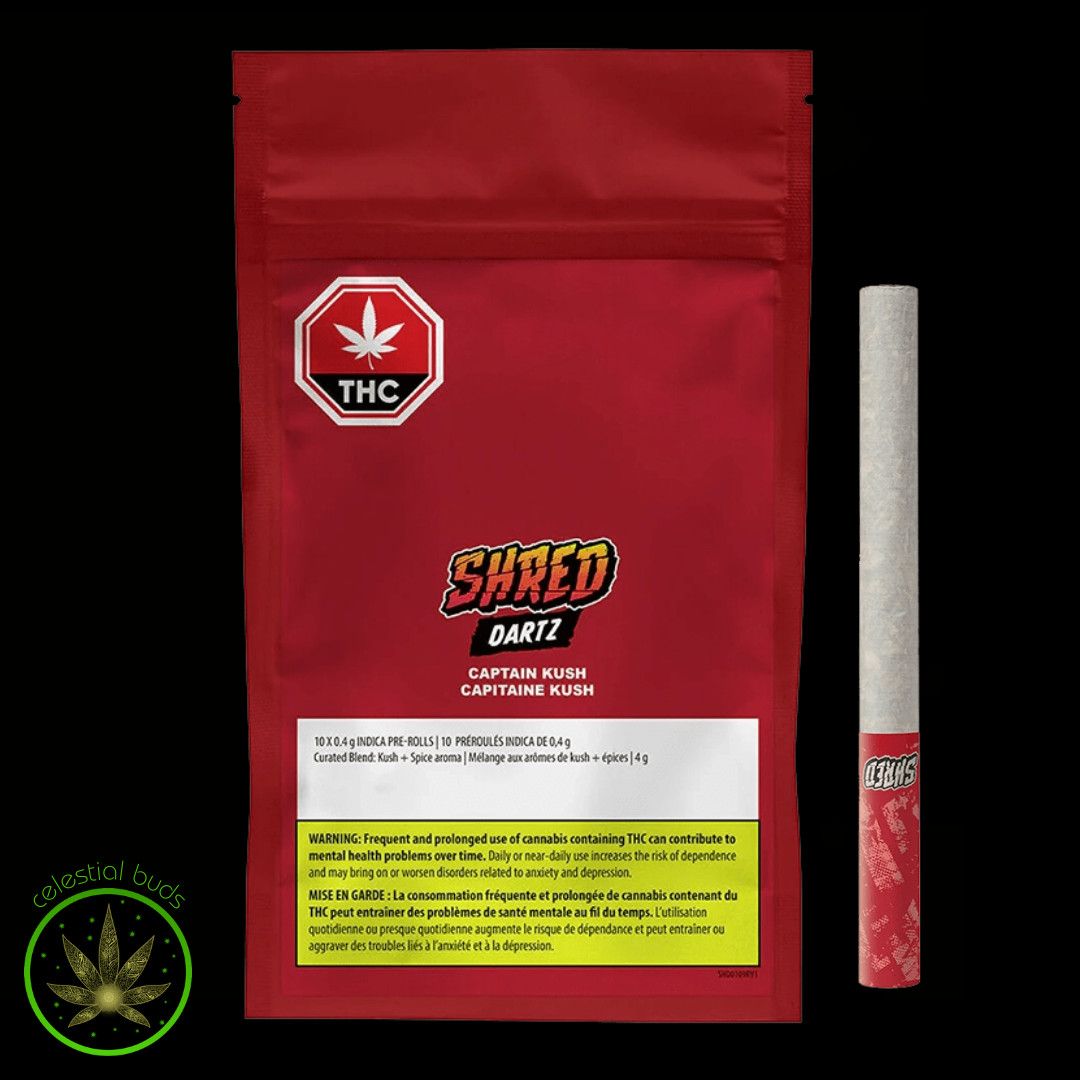 Captain Kush Dartz, SHRED (10x0.4g) Pre-Rolls