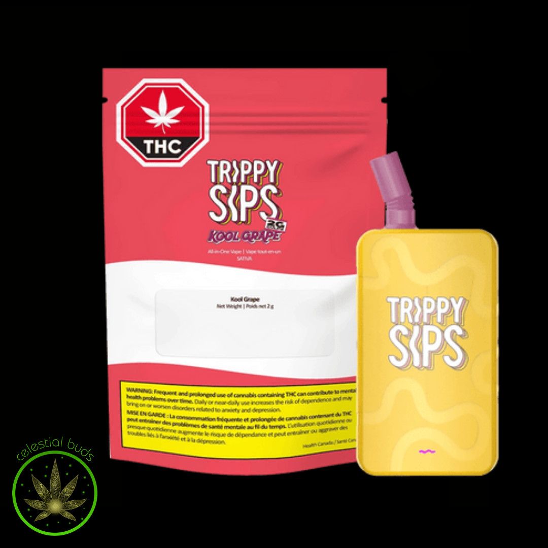 Kool Grape Gulps THC:CBG:CBD, Trippy Sips (2g) DVP
