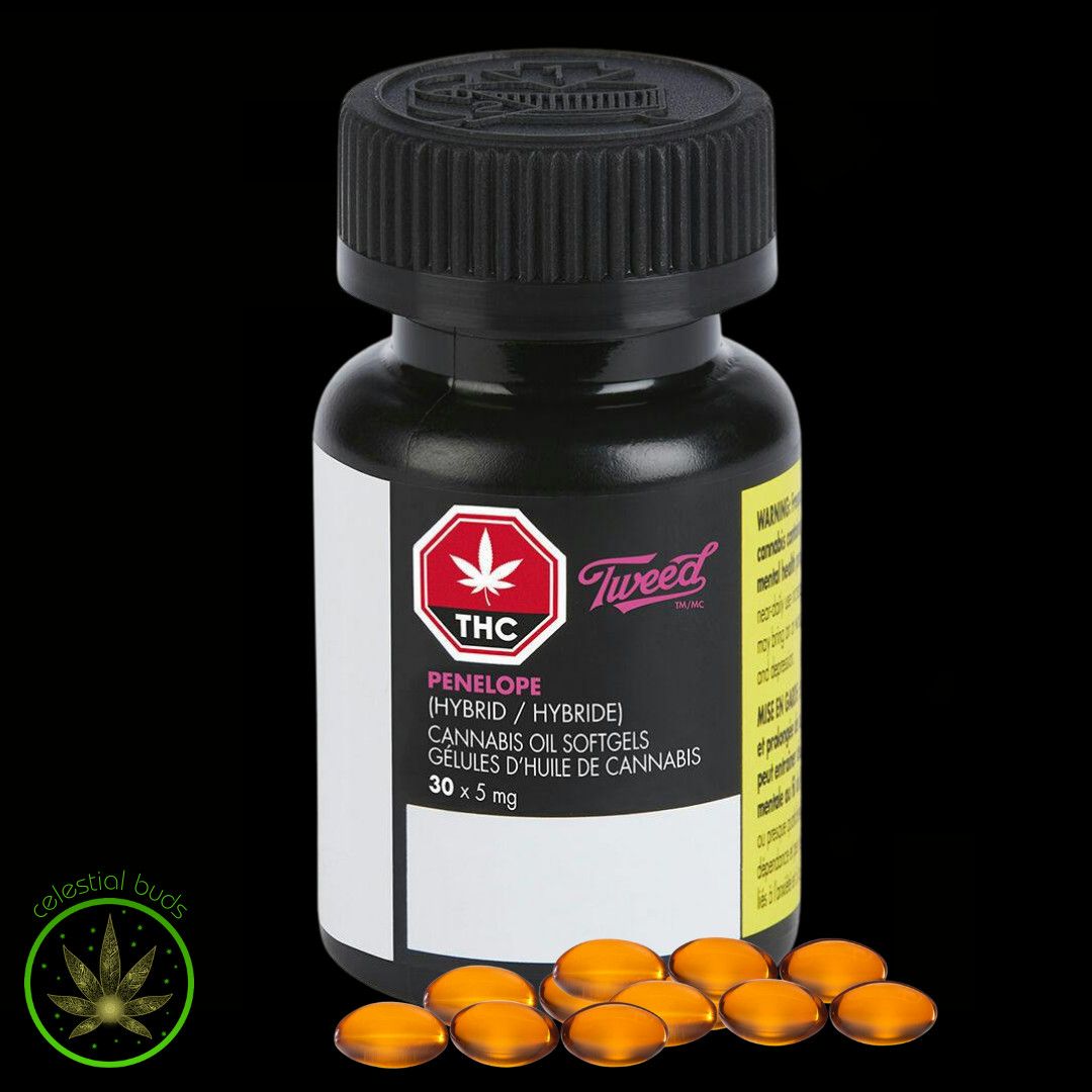 Penelope THC:CBD 5:5 (Balanced), Tweed (30/pk) Softgels