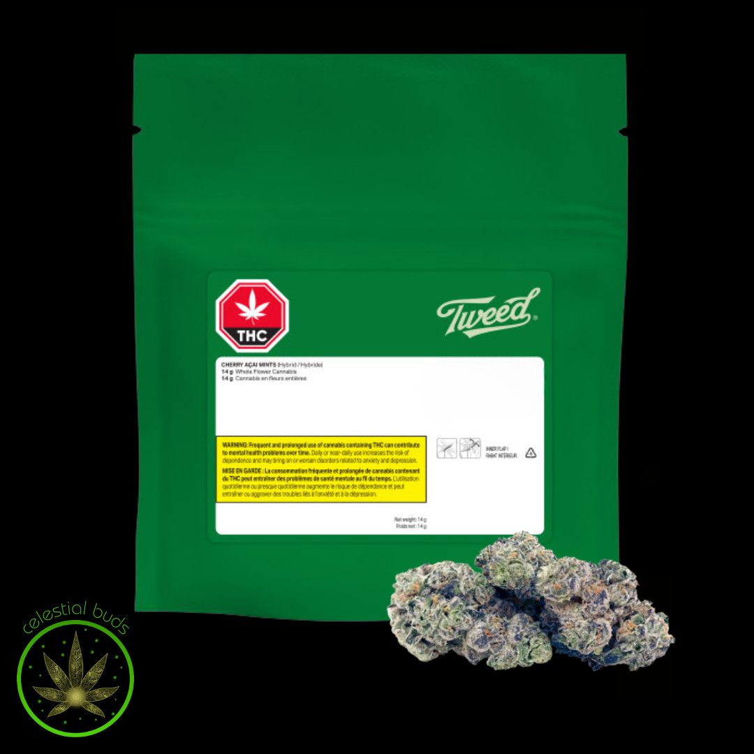 Cherry Acai Mints, Tweed (14g) Dried Flower