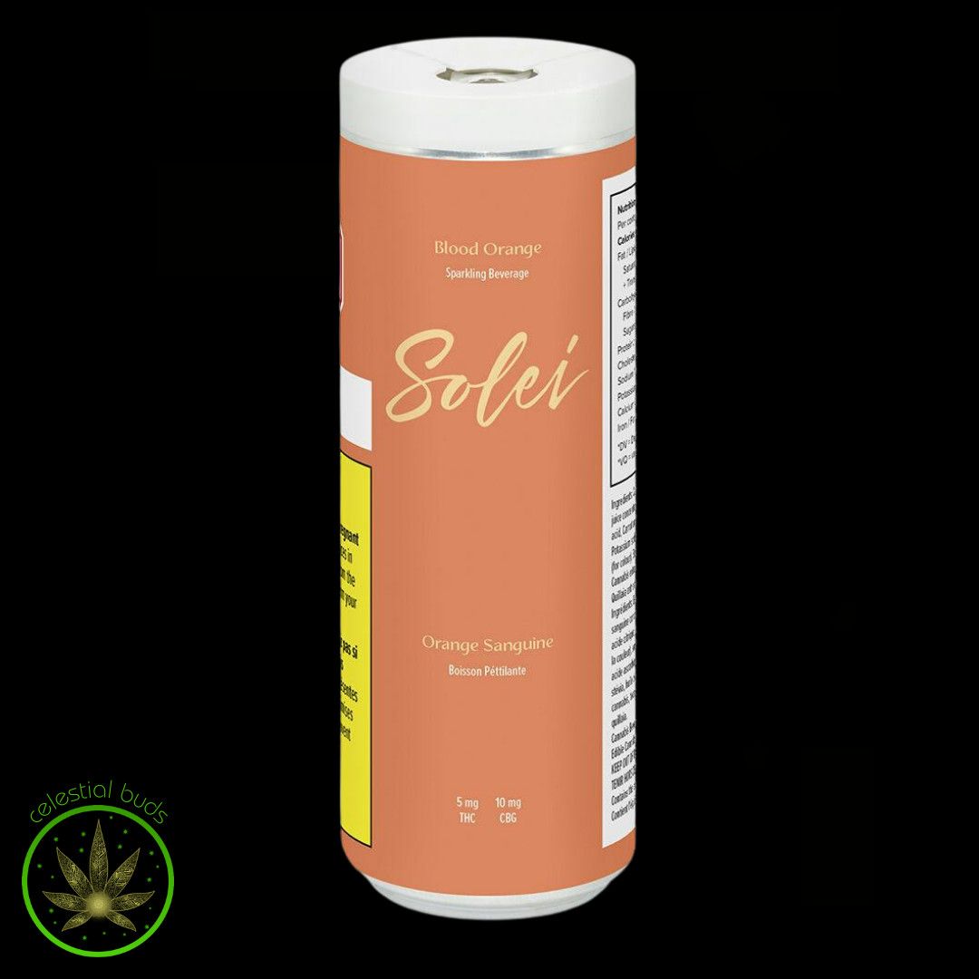 Blood Orange THC:CBG/1:2, Solei (355ml) Sparkling Beverage