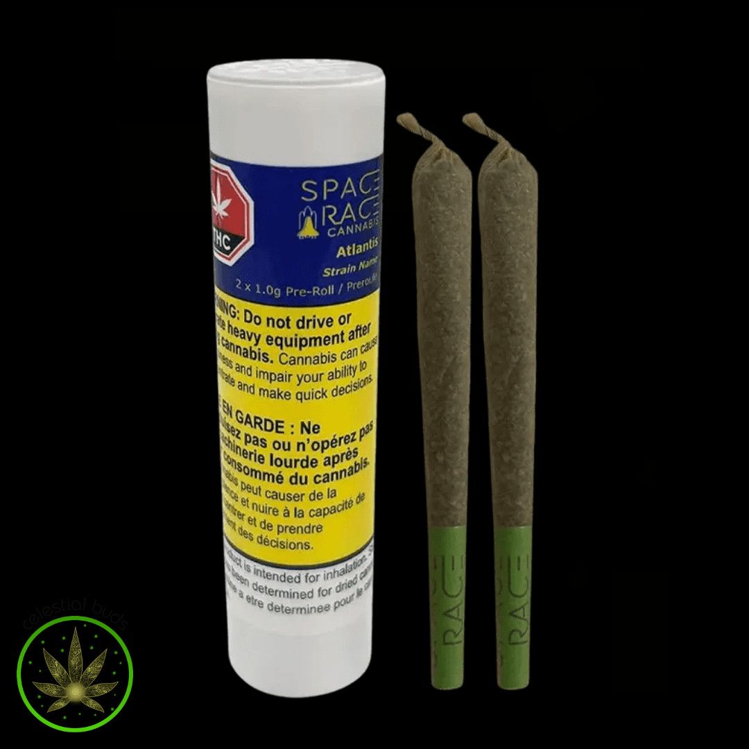 Atlantis (RSS) , SPACE RACE CANNABIS (2x1g) Pre-Rolls