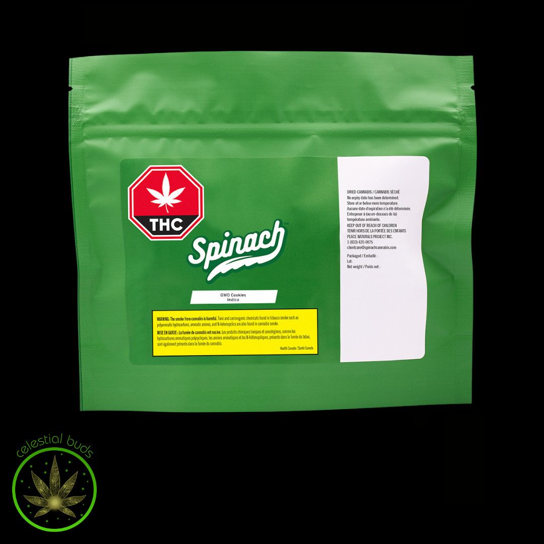 GMO Cookies, Spinach (7g) Dried Flower