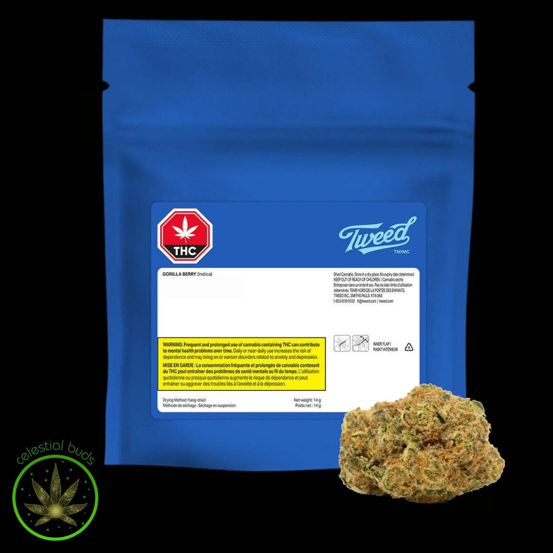 Gorilla Berry, Tweed (28g) Dried Flower