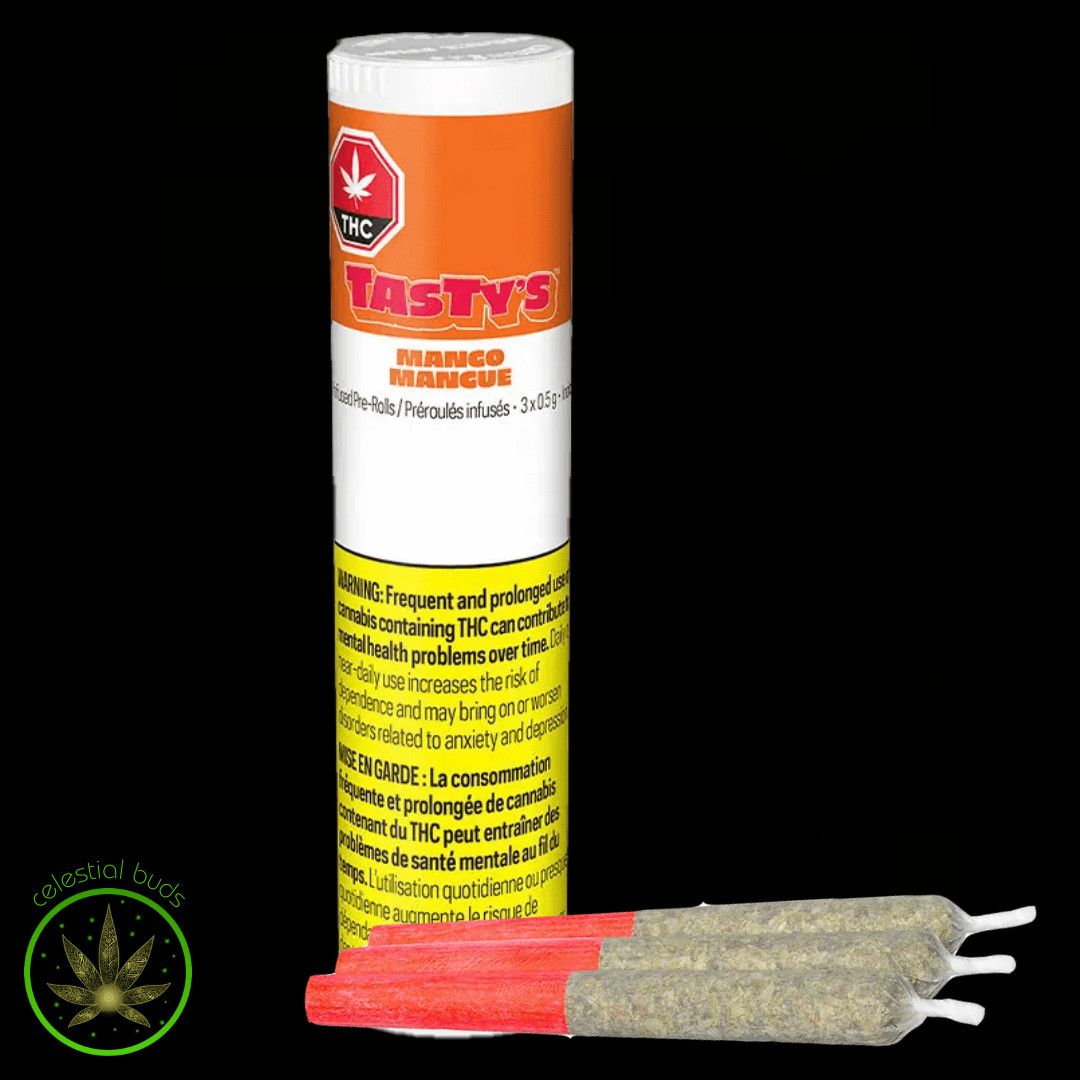 Melon, Tasty's (3x0.5g) Diamond Infused Pre-Rolls