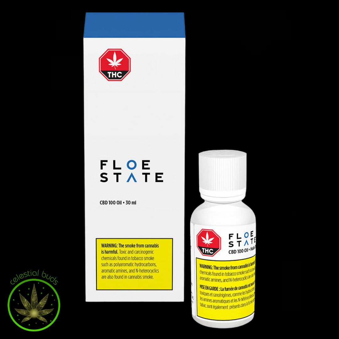 Clear CBD 100mg/1ml, FLOE STATE(28.5g) Oil