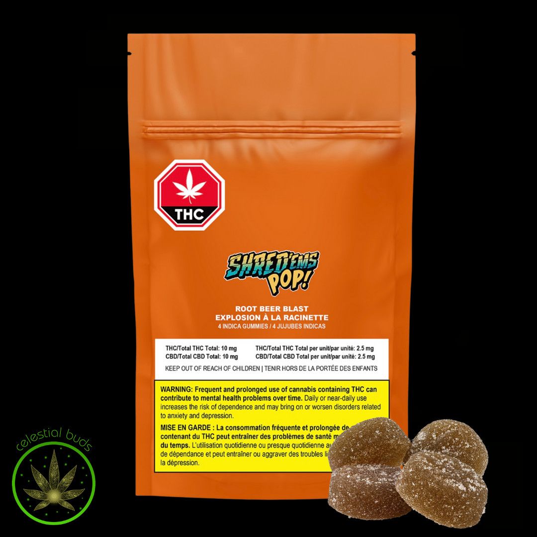 Rootbeer Blast, Shred'ems Pop!  (4/pk) Soft Chews