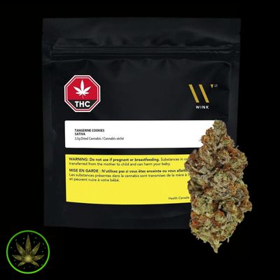 Tangerine Cookies, WINK (3.5g) Dried Flower