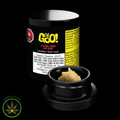 It Came From The Kush, The Goo! (1g) Live Rosin