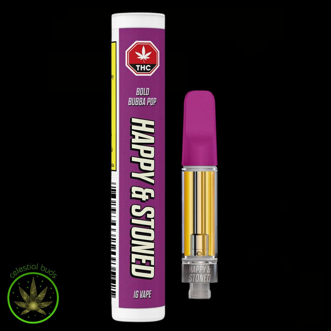 Bold Bubba Pop Disty+Diamond, Happy &amp; Stoned (1g) PVC